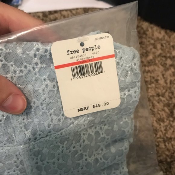 Free People Boho Corset Bra Lele Longline Bralette XS - Picture 9 of 10